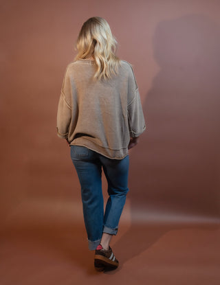 BLUE PEPPER Women's Cocoa Creek Short Sleeve Sweatshirt - 140 Sweatshirts + Sweaters - The Farmhouse