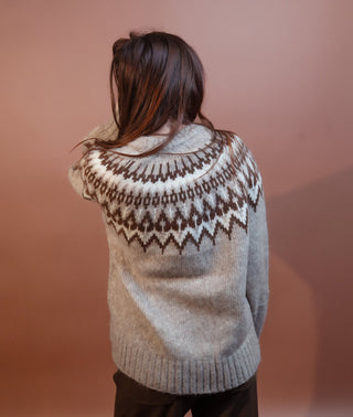 BLUE PEPPER Women's Pumpkin Picking Fair Isle Sweater - 140 Sweatshirts + Sweaters - The Farmhouse