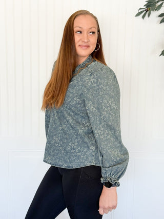 Bluebelle Denim Blouse - 110 Blouses - The Farmhouse