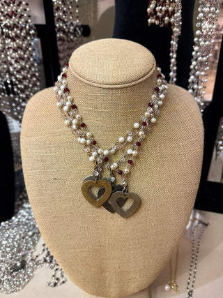 Blush Heart Serenity Necklace - 290 Jewelry - The Farmhouse