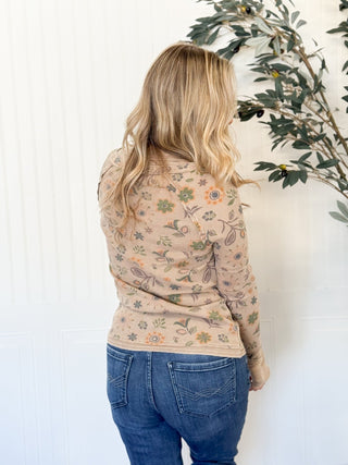 Blushing Meadow Thermal Henley Top - 140 Sweatshirts + Sweaters - The Farmhouse