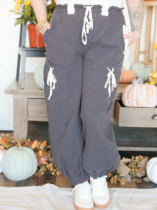 Boardwalk Striped Jogger Pants - 240 Pants - The Farmhouse