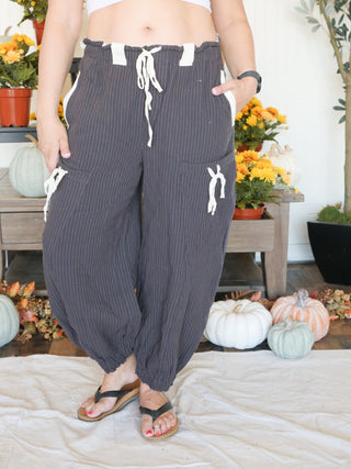 Boardwalk Striped Jogger Pants - 240 Pants - The Farmhouse