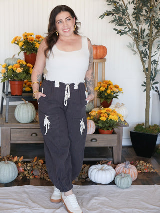 Boardwalk Striped Jogger Pants - 240 Pants - The Farmhouse