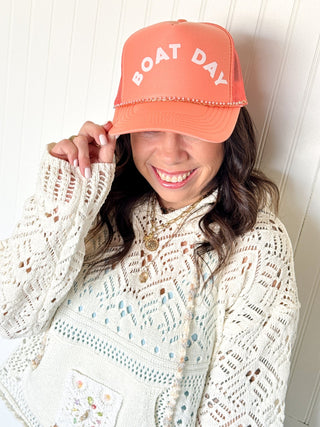 Boat Day Snapback Hat - 260 Fashion Accessories - The Farmhouse