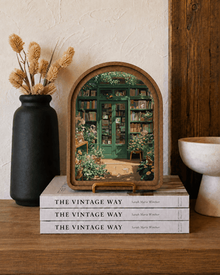 Book Store Arch Framed Art 6x8" - 420 Home Decor - The Farmhouse