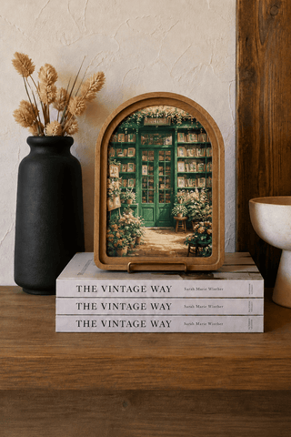 Book Store Arch Framed Art 8.25x11" - 420 Home Decor - The Farmhouse