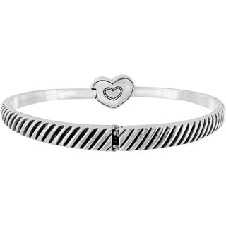 BRIGHTON CELESTIA HEART HINGED BANGLE JB9741 - The Farmhouse