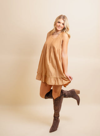 Bronco Western Boho Knee High Boots, Coffee - 300 Footwear - The Farmhouse