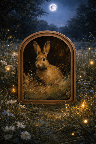Bunny Arch Framed Art 6" x 8" - 420 Home Decor - The Farmhouse