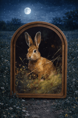 Bunny Arch Framed Art 8.25x11" - 420 Home Decor - The Farmhouse