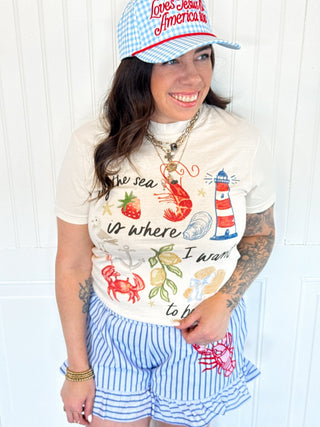 By The Sea Tee - 120 Graphic Tees - The Farmhouse