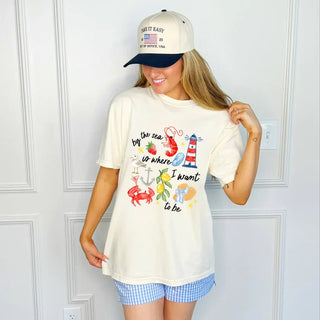 By The Sea Tee - 120 Graphic Tees - The Farmhouse