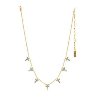 TOVA Multi Cross Necklace