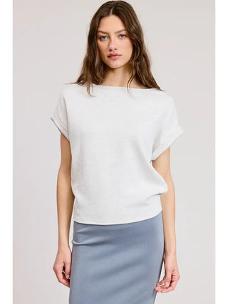 The Coastline Scuba Top, Ash Gray