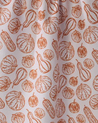 Geometry Harvest Sketch Tea Towel