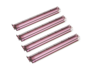 MAHJONG ROW AND CO. Translucent Plum Rack & Pusher Set