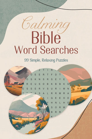 Calming Bible Word Searches - 423 Stationery - The Farmhouse