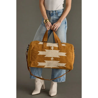 Camel & Cream Aztec Duffel - 280 Bags - The Farmhouse