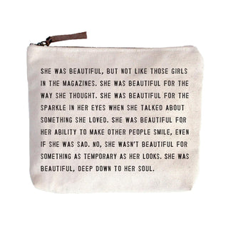 Canvas Bag - She Was Beautiful - The Farmhouse