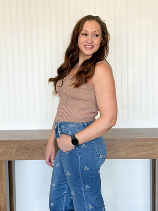 Cappuccino Sculpt Tech Rib Tank - 100 Casual Tops - The Farmhouse