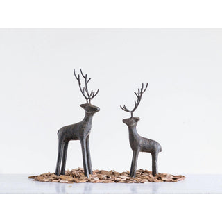 Cast Iron Standing Deer - Large - The Farmhouse