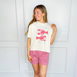 Catch of the Day Crop Tee - 120 Graphic Tees - The Farmhouse