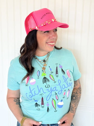 Catch Ya Later Chill Crop Tee - 120 Graphic Tees - The Farmhouse