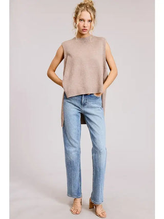 The Camila High-Low Knit Tank