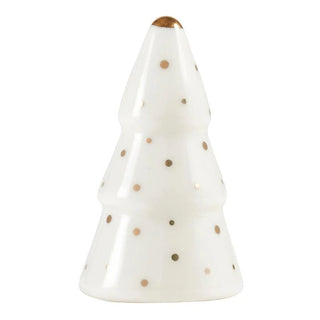 Pine wood gift box with sentimental phrase for ceramic tree figurine