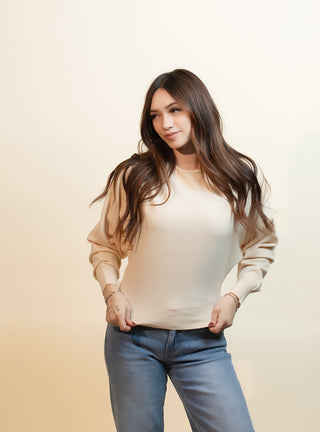 CHARLOTTE AVERY Women's Soft Touch Cashmere Dolman Pullover - 110 Blouses - The Farmhouse