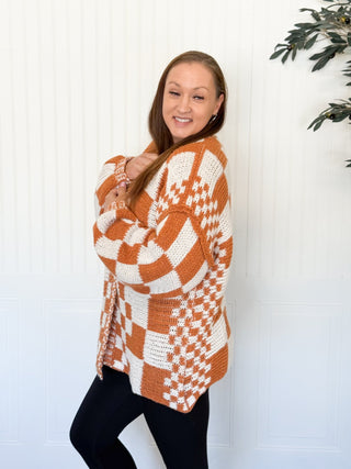 Checkmate Chunky Cardigan - 150 Kimonos + Cardigans - The Farmhouse