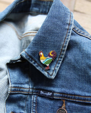 Chickens Are My Spirit Animal Enamel Pin - The Farmhouse