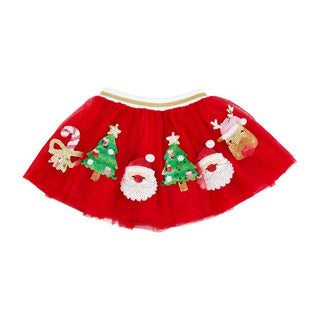 Christmas Cutie Children's Red Sequin Tutu - The Farmhouse