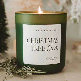 Christmas Tree Farm 15 oz Matte Soy Candle - 410 Candles & Scents - The Farmhouse