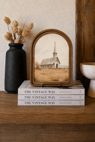 Church Arch Framed Art 6x8" - 420 Home Decor - The Farmhouse