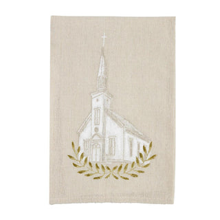 Church Painted Kitchen Tea Towel - 441 Tea Towels - The Farmhouse