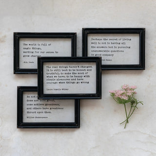Classic Contrast Mini Framed Sayings - 420 Home Decor - The Farmhouse