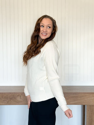 Cloudline Fine Gauge Dolman, French Vanilla - 140 Sweatshirts + Sweaters - The Farmhouse