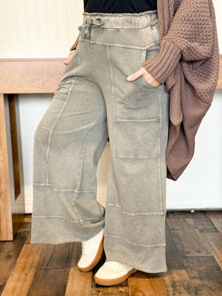 Coastal Comfort Cargo Knit Pants - 240 Pants - The Farmhouse