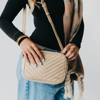 Coco Quilted Camera Crossbody Bag, Cream - 280 Bags - The Farmhouse