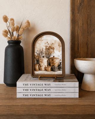 Copper Pots Arch Framed Art 8.25x11" - 420 Home Decor - The Farmhouse