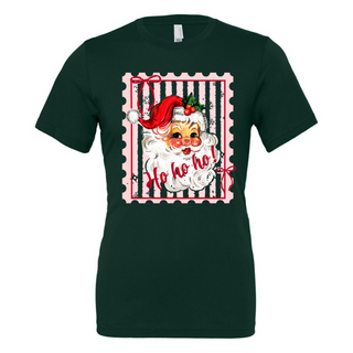 Coquette Santa Tee in Forest Green