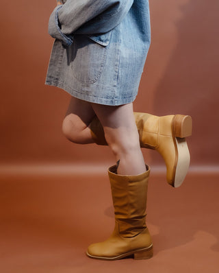 Another look at the Corkys camel pull-on riding boots