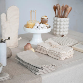 Cotton Linen Waffle Napkins - The Farmhouse