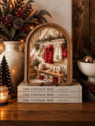 Cozy Christmas Coats Arch Framed Art, 8.25" x 11" - 420 Home Decor - The Farmhouse