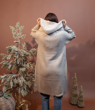 COZY CO Women's Oatmeal Orchard Hooded Cardigan - 160 Outerwear - The Farmhouse