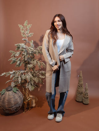 COZY CO Women's Oatmeal Orchard Hooded Cardigan - 160 Outerwear - The Farmhouse