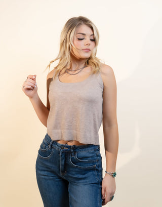 COZY CO Women's Toasted Mocha Layering Tank - 130 Basics - The Farmhouse
