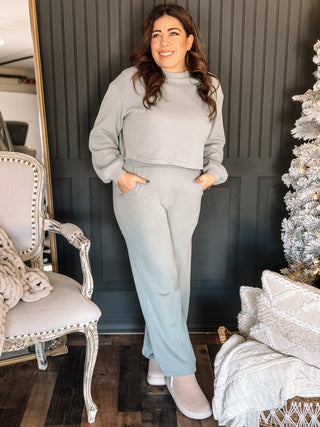 Cozy Horizon Athleisure Lounge Set, Sage - The Farmhouse